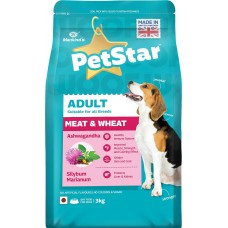 Mankinds Petstar Adult Dog Food Meat And Wheat 3 Kg